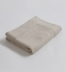 Secret Linen Store Natural Twill Cotton Linen Tablecloth