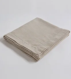 Secret Linen Store Natural Twill Cotton Linen Table Runner