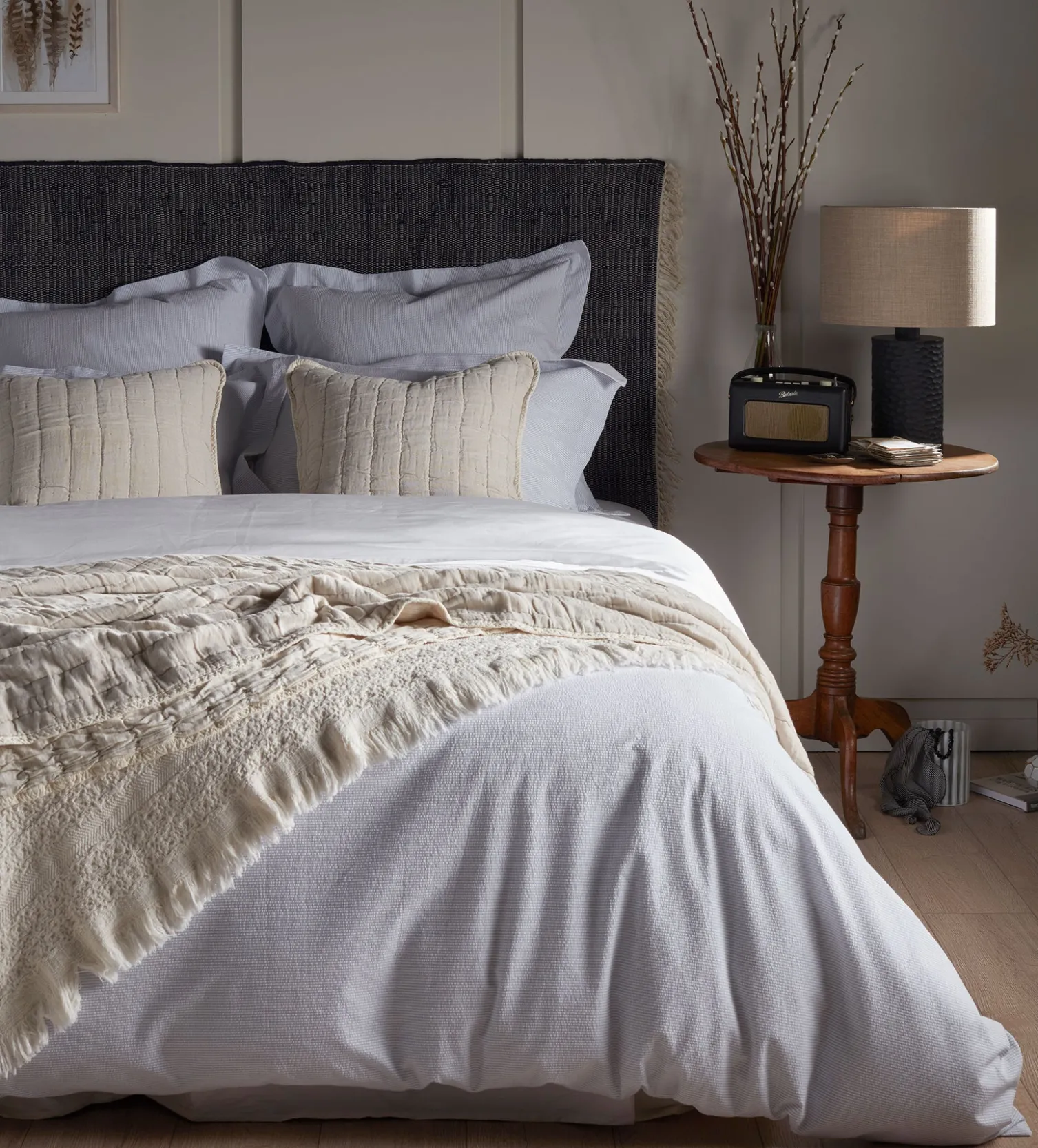 Secret Linen Store 100% Cotton Quilted Cushion Cover