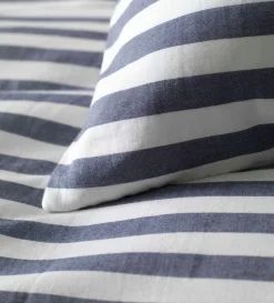 Secret Linen Store Coastal Stripe 100% Cotton Duvet Cover