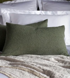 Secret Linen Store Big Waffle 100% Cotton Cushion Cover