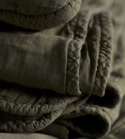 Secret Linen Store Finn 100% Cotton Quilted Throw