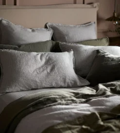 Secret Linen Store Finn 100% Cotton Quilted Cushion Cover