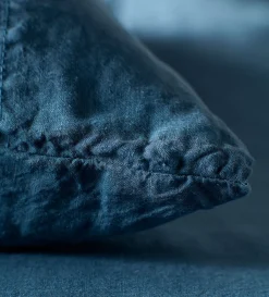 Secret Linen Store Peacock 100% Linen Pillowcase