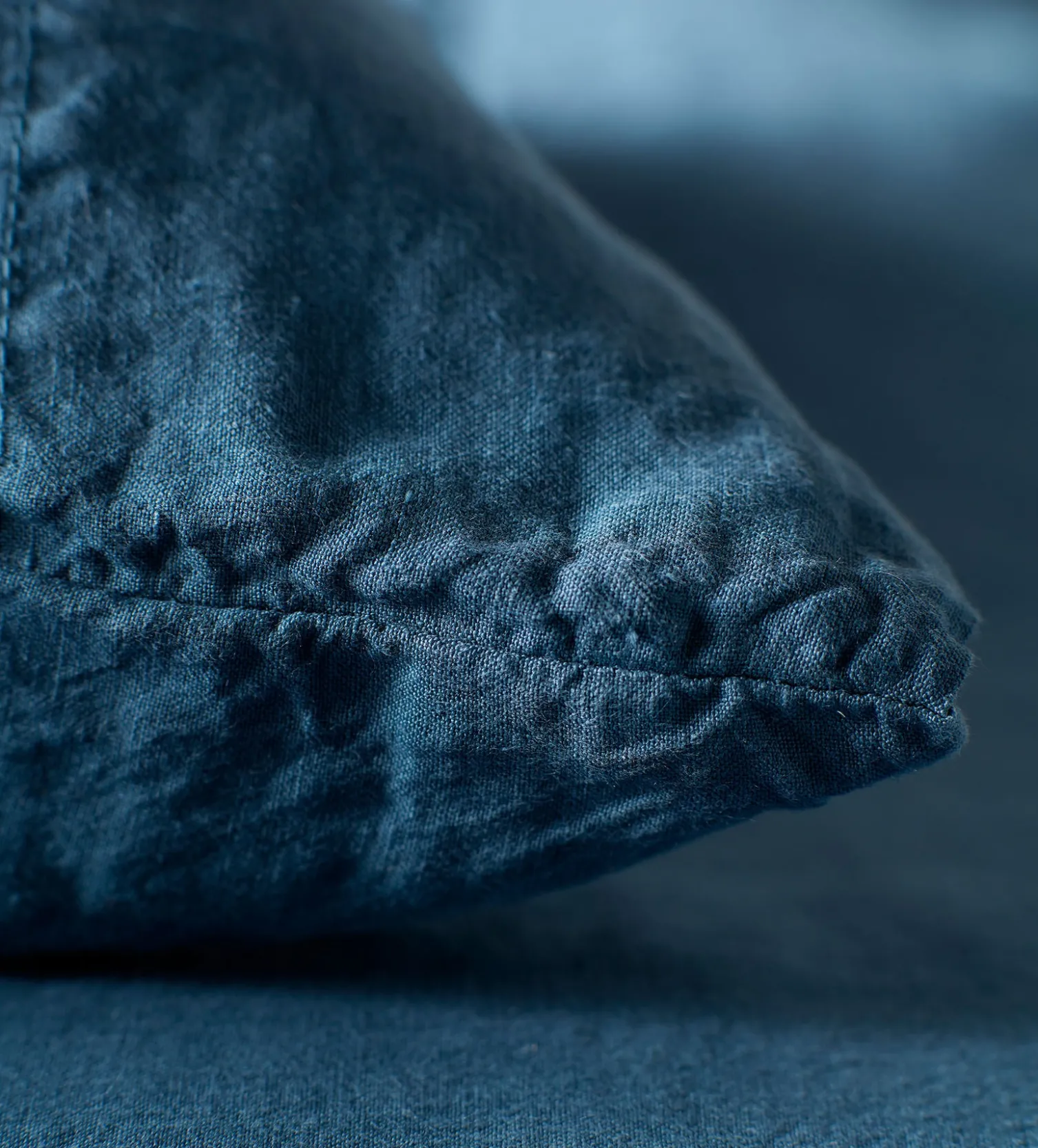 Secret Linen Store Peacock 100% Linen Pillowcase