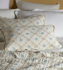 Secret Linen Store Pippa Patchwork 100% Cotton Quilted Throw