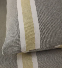 Secret Linen Store Sadie Stripe 100% Organic Cotton Pillowcase