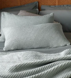 Secret Linen Store Big Waffle 100% Cotton Cushion Cover