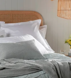 Secret Linen Store Big Waffle 100% Cotton Cushion Cover