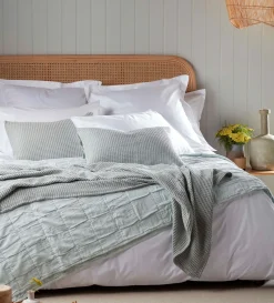 Secret Linen Store Big Waffle 100% Cotton Cushion Cover
