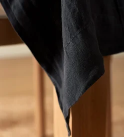 Secret Linen Store Soot 100% Linen Tablecloth