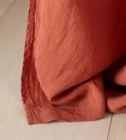 Secret Linen Store 100% Linen Loop Top Curtain (Single)