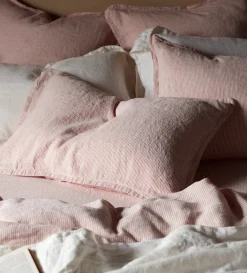 Secret Linen Store Spice Sid Stripe 100% Linen Duvet Cover
