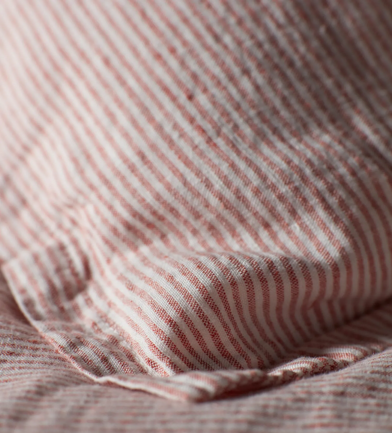 Secret Linen Store Spice Sid Stripe 100% Linen Pillowcase