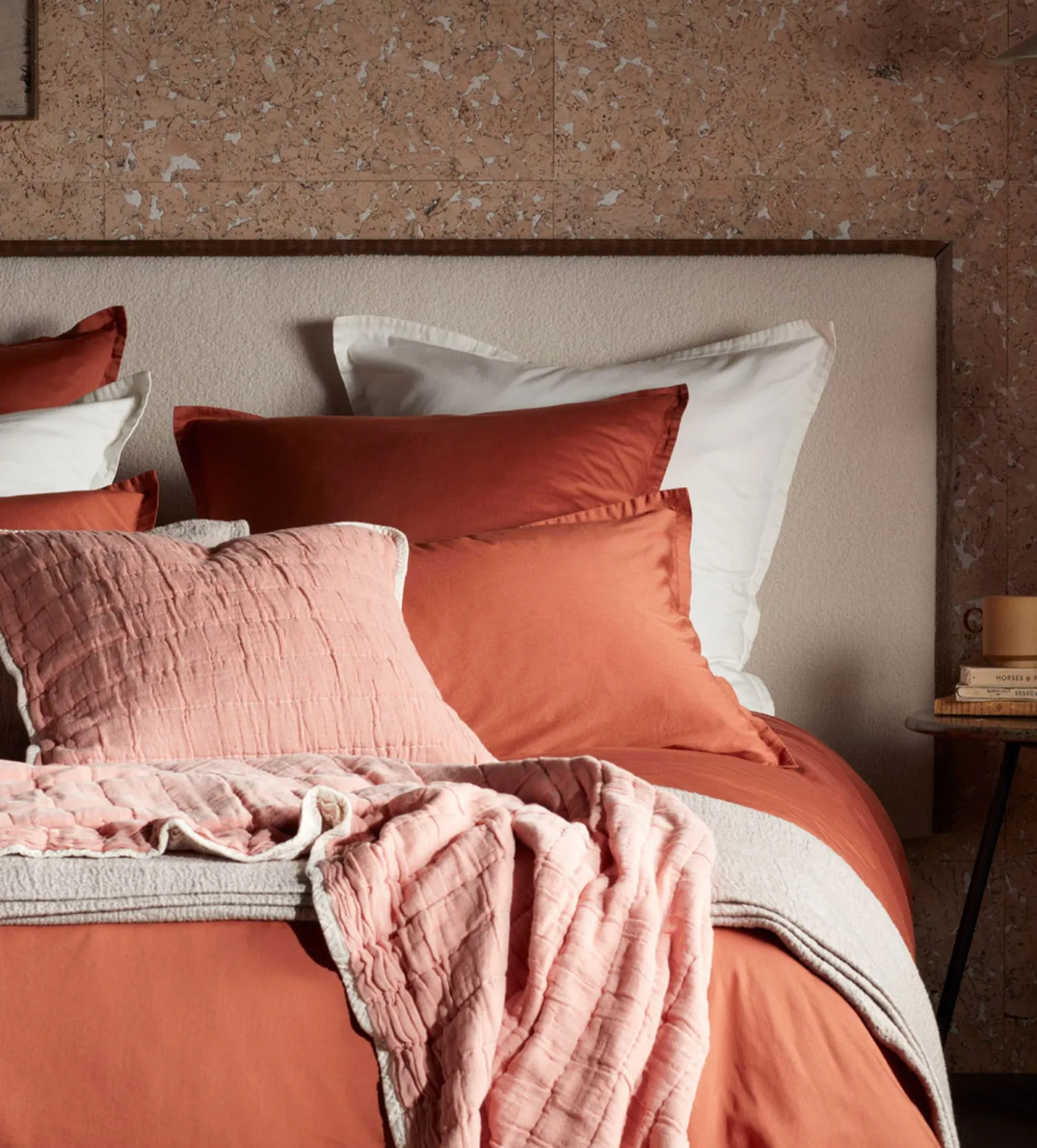 Secret Linen Store 100% Cotton Quilted Throw
