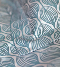 Secret Linen Store Teal Teasels 100% Cotton Duvet Cover