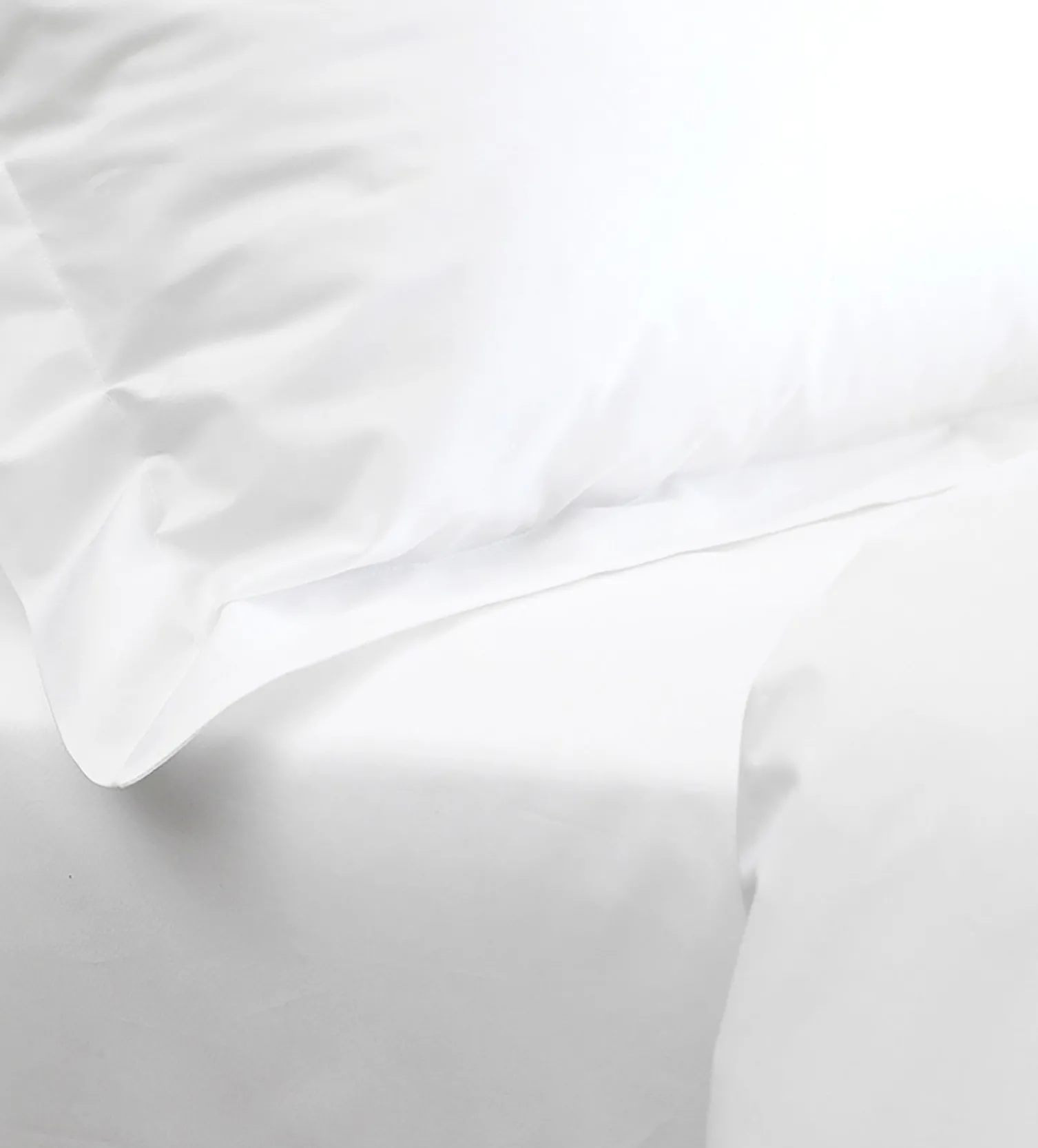 Secret Linen Store White 100% Cotton Percale 200 Thread Count Fitted Sheet