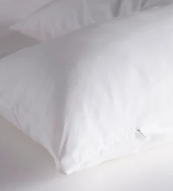 Secret Linen Store White 100% Cotton V Shape Pillow Cover