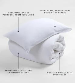 Secret Linen Store 100% Linen Housewife Pillowcase