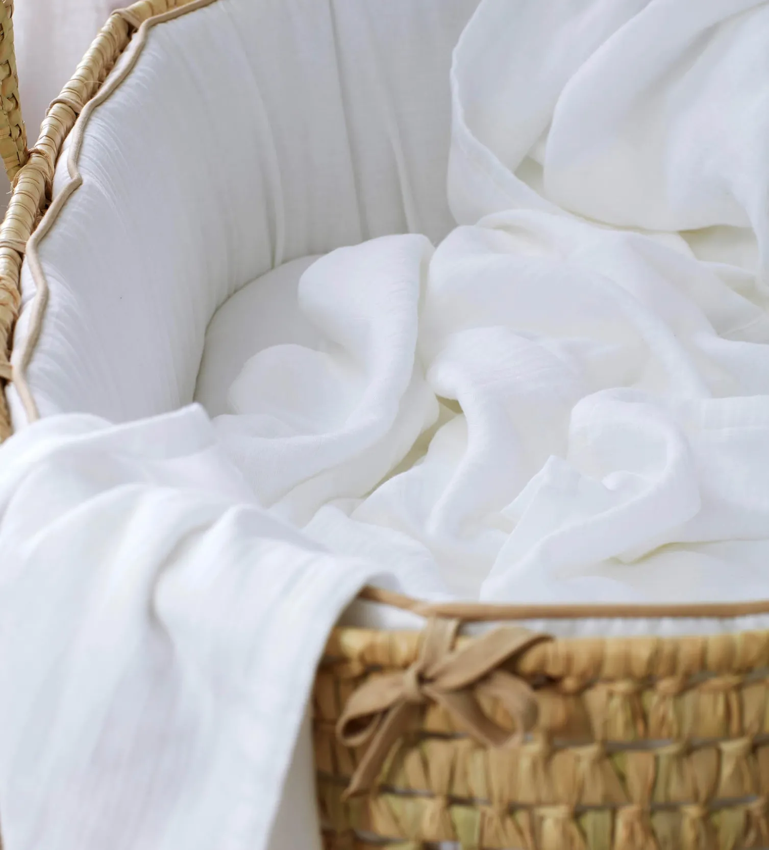 Secret Linen Store 100% Organic Cotton Muslin Swaddle Blanket