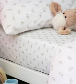 Secret Linen Store 100% Organic Cotton Cot Bed Fitted Sheet