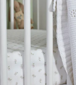 Secret Linen Store 100% Organic Cotton Small Cot Fitted Sheet