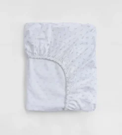 Secret Linen Store 100% Organic Cotton Small Cot Fitted Sheet