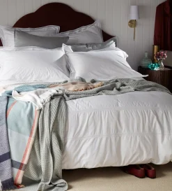 Secret Linen Store White Freya 100% Cotton Duvet Cover