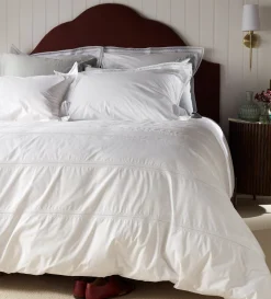 Secret Linen Store White Freya 100% Cotton Pillowcase