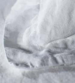 Secret Linen Store White Linen Blend Oxford Pillowcase