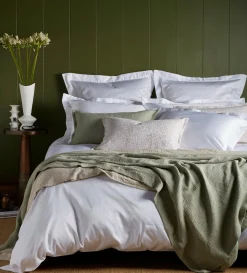 Secret Linen Store White Luxury 600 Thread Count 100% Cotton Euro Fitted Sheet